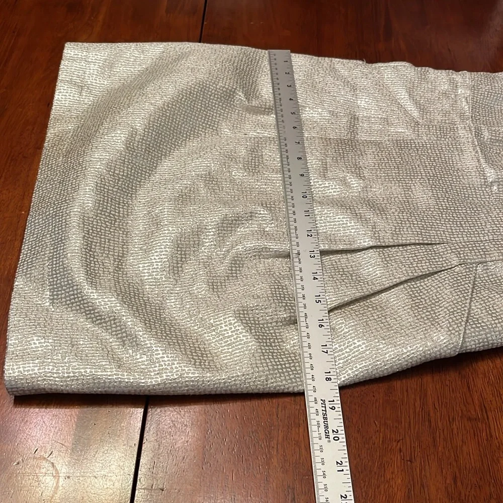 Dalia Elegant Silver Shimmer Sleeveless Dress with pockets size 6 - Picture 10 of 10